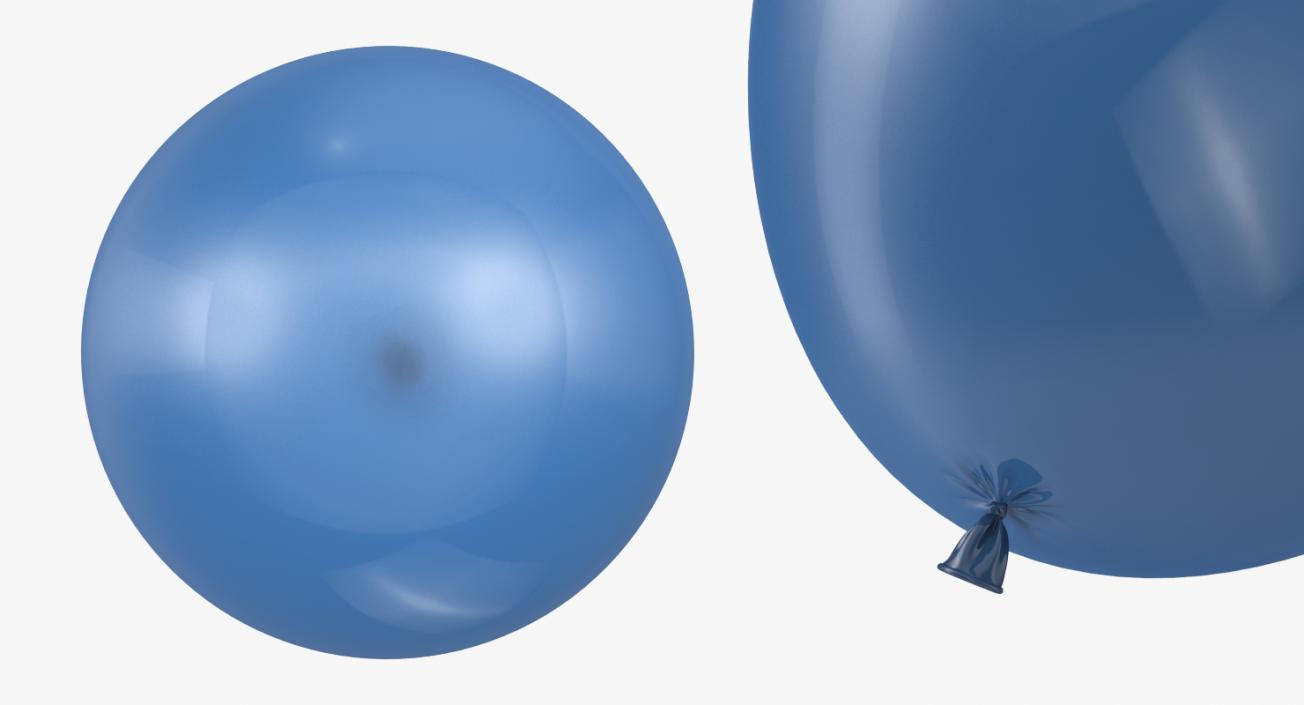 Blue Balloon 3D