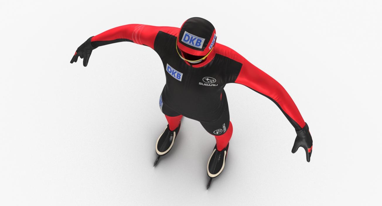 Speed Skater Suit 3D