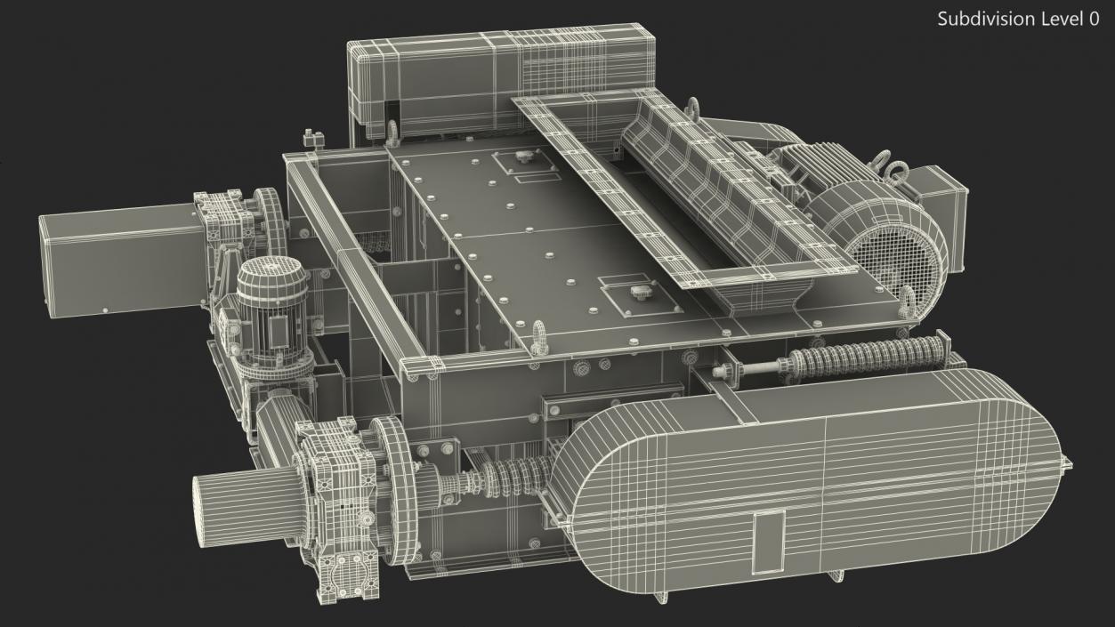 Crushing Mill Machine Fragola 3D model