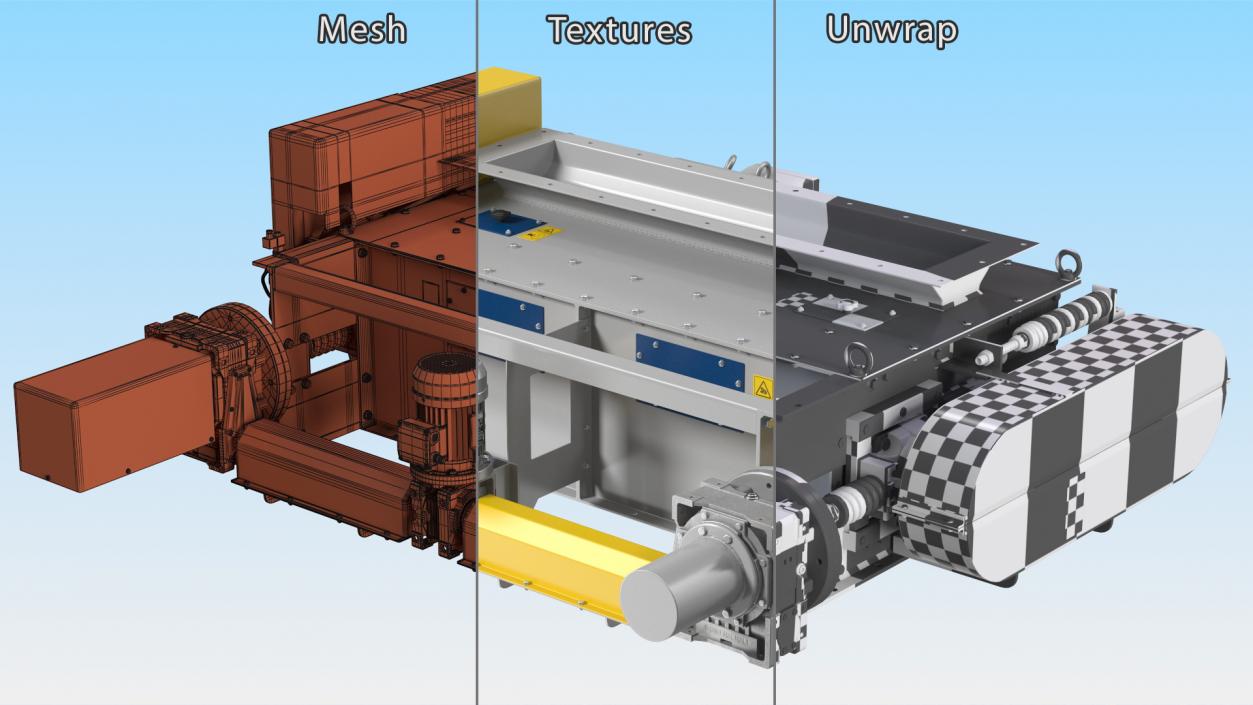 Crushing Mill Machine Fragola 3D model