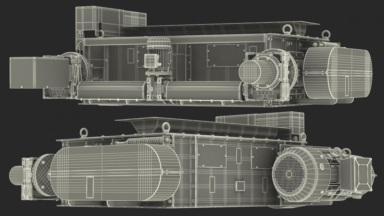 Crushing Mill Machine Fragola 3D model