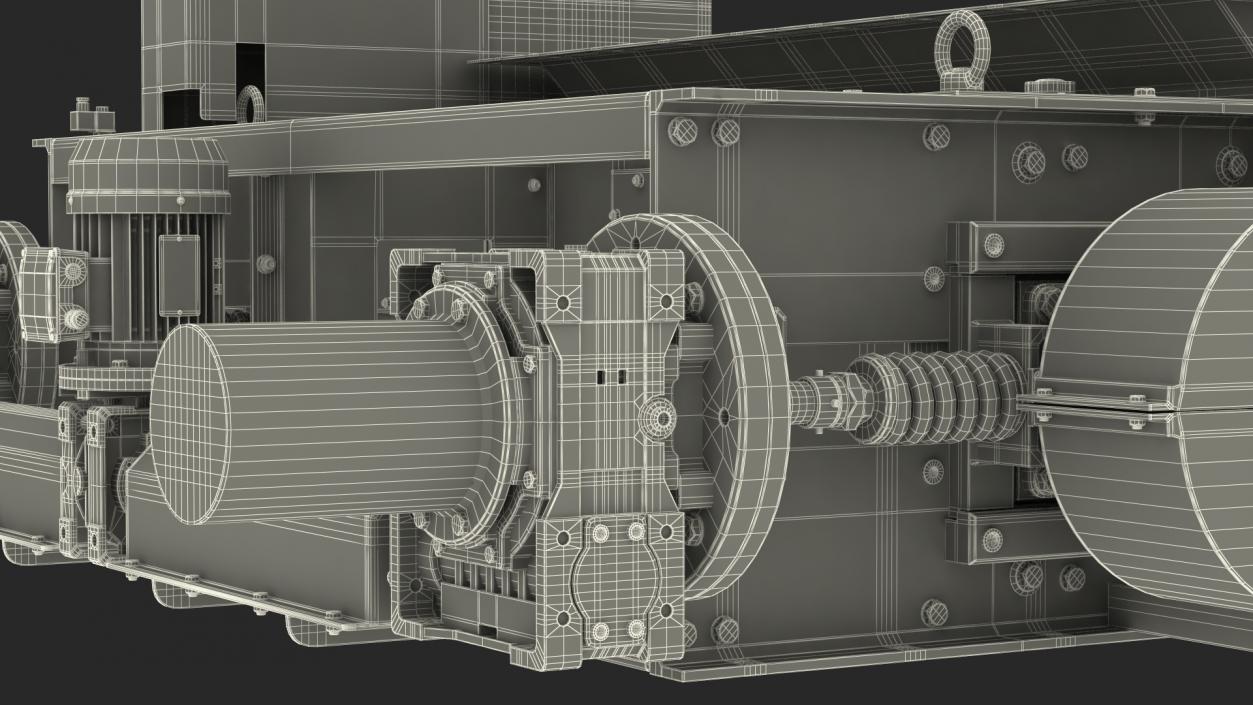 Crushing Mill Machine Fragola 3D model