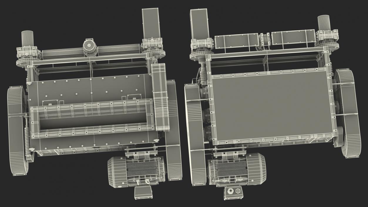 Crushing Mill Machine Fragola 3D model