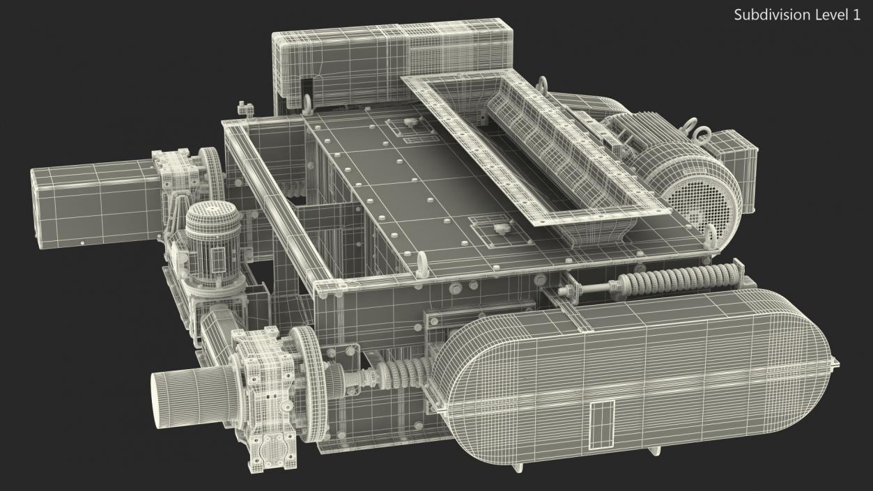 Crushing Mill Machine Fragola 3D model