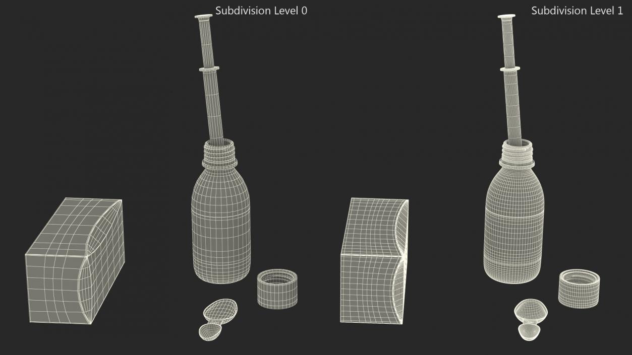 Infant Calpol Medication Ready to Use 3D