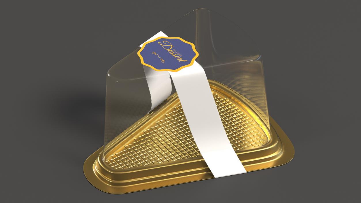 3D Packing for Piece of Cake Triangular Golden model