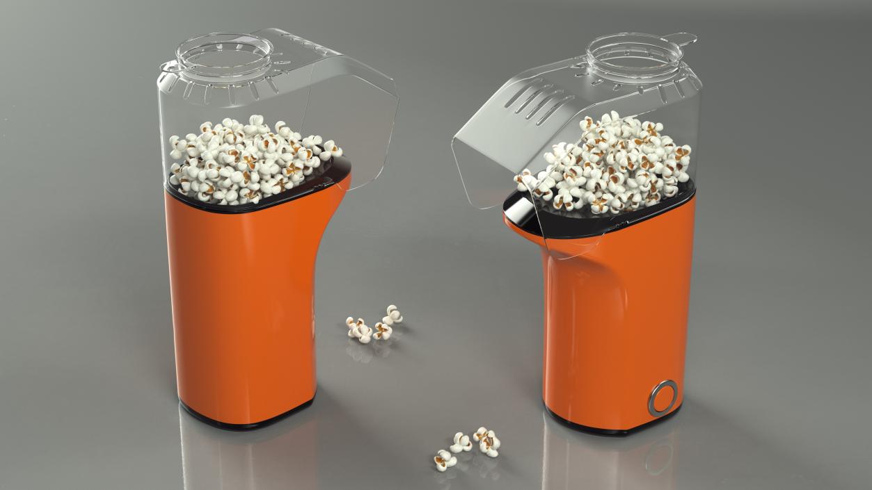 3D Home Popcorn Popper Maker Machine model