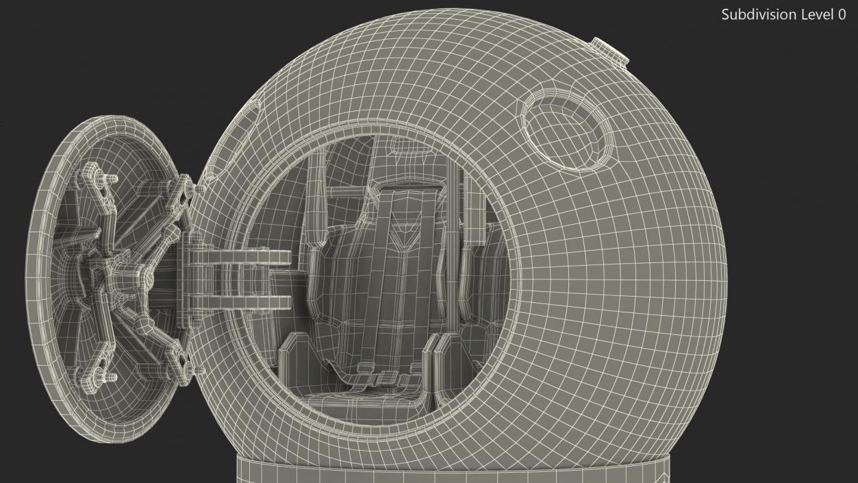 Tsunami Survival Capsule 3D model