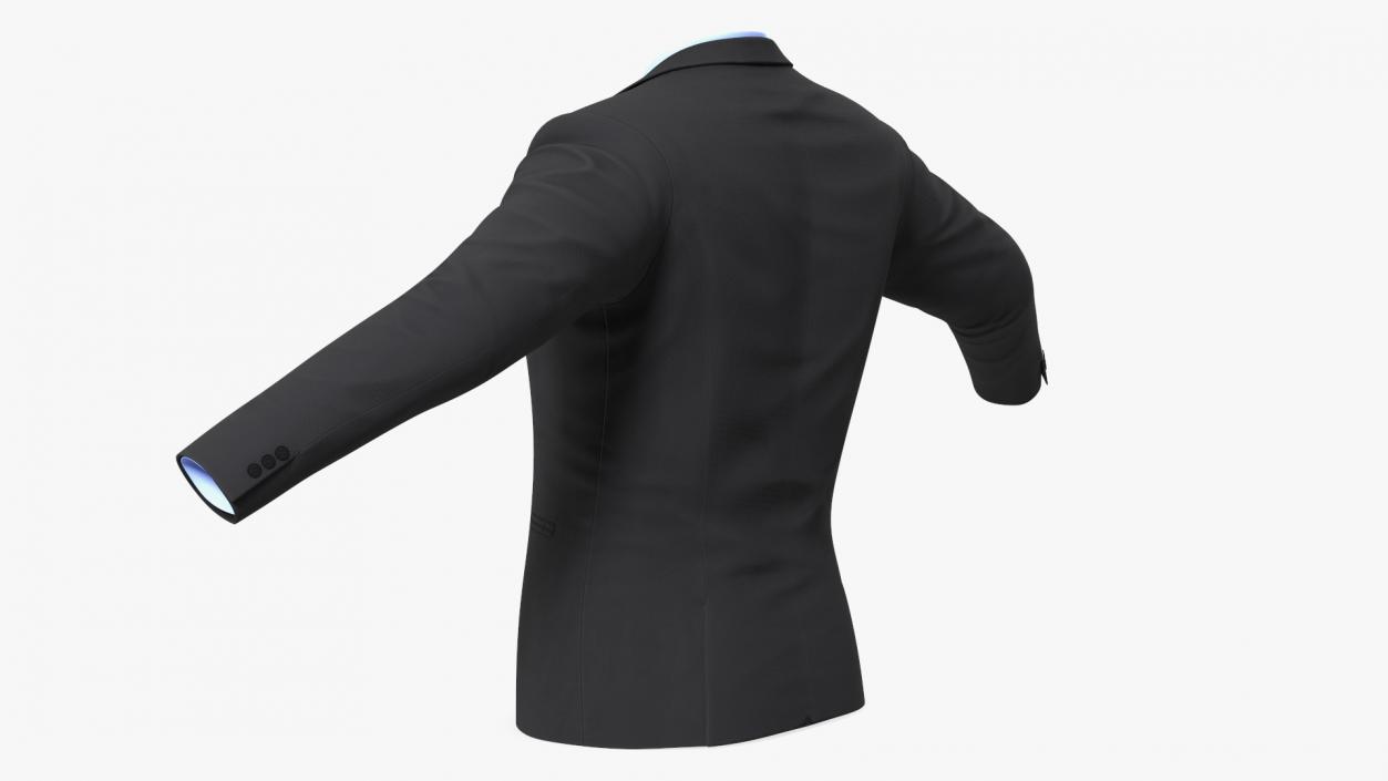 3D Mens Formal Suit Jacket model