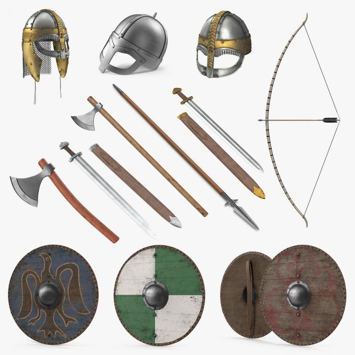 Viking Weapons 3D Models Collection 2 3D