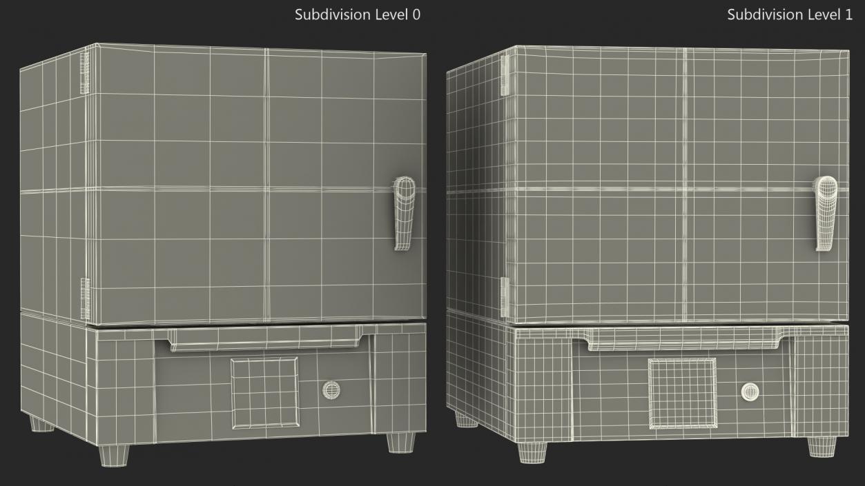 Desktop Muffle Furnace 3D