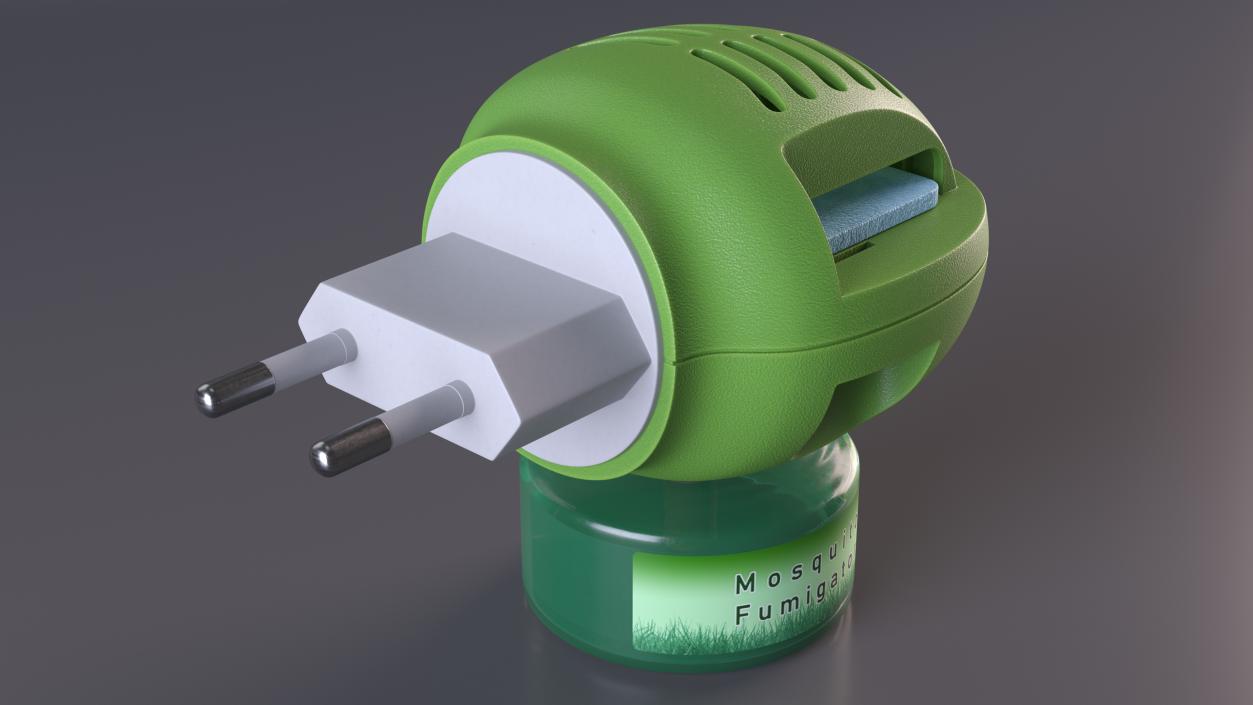 3D Mosquito Fumigator Device Green