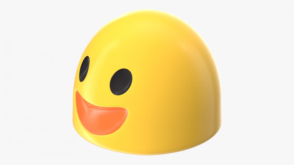 Happy Face Android Emoji 3D model