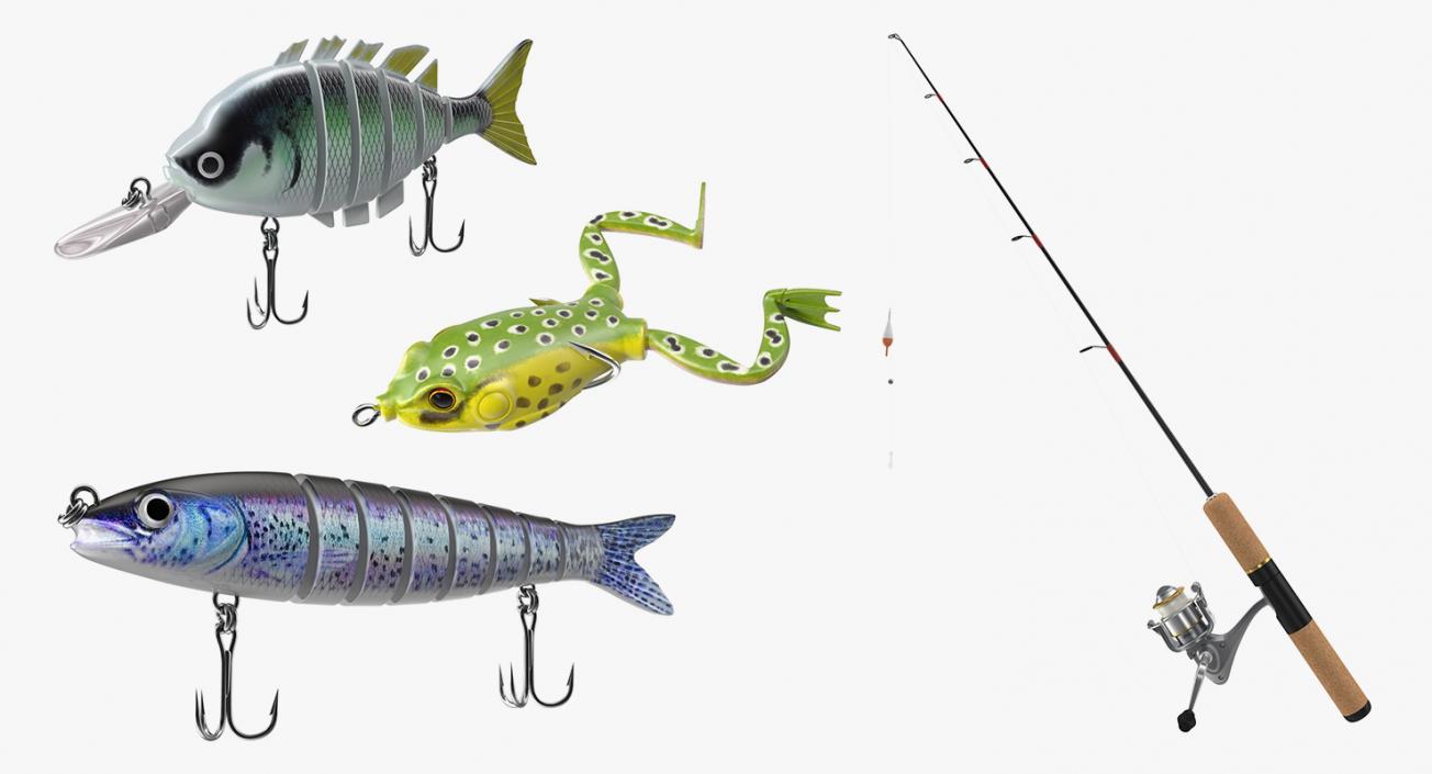 3D Fishing Lure Collection model