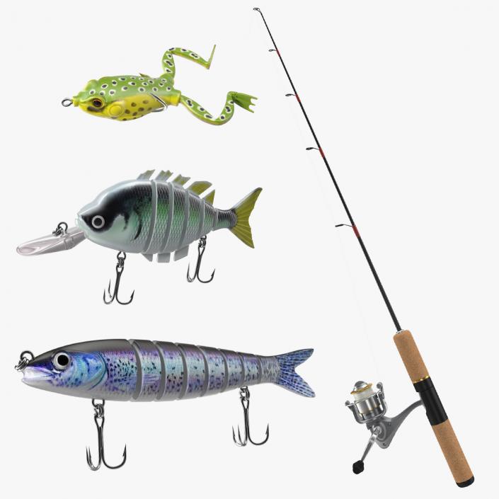 3D Fishing Lure Collection model