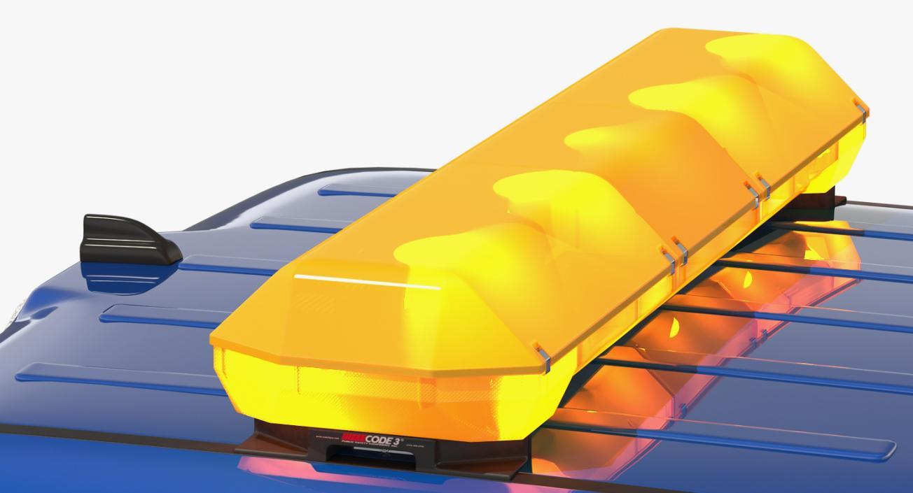 3D model Pickup with SnowPlow