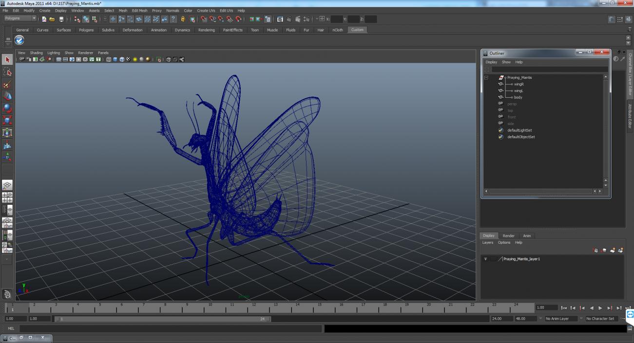 Praying Mantis 3D model