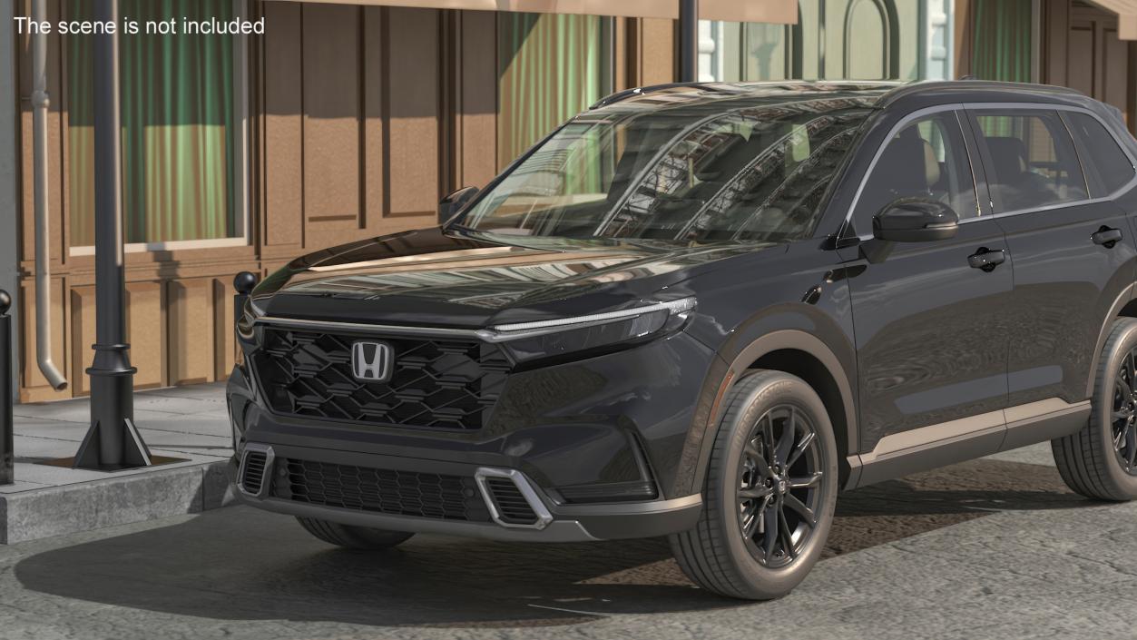 3D 2025 Honda CR-V Black