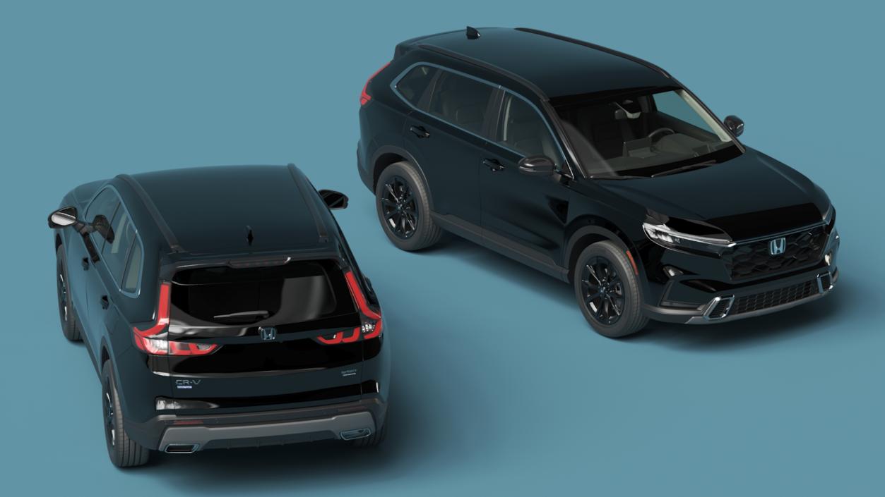 3D 2025 Honda CR-V Black