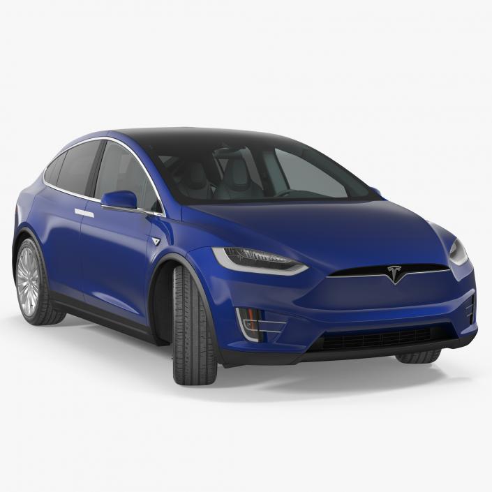 Tesla Model X P100D 2017 3D model