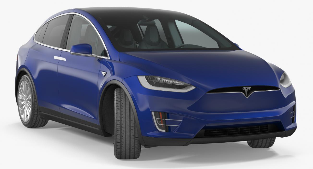 Tesla Model X P100D 2017 3D model