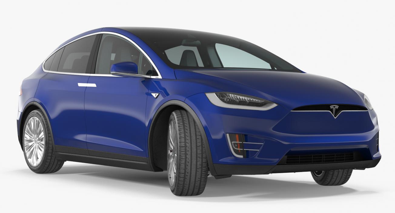 Tesla Model X P100D 2017 3D model