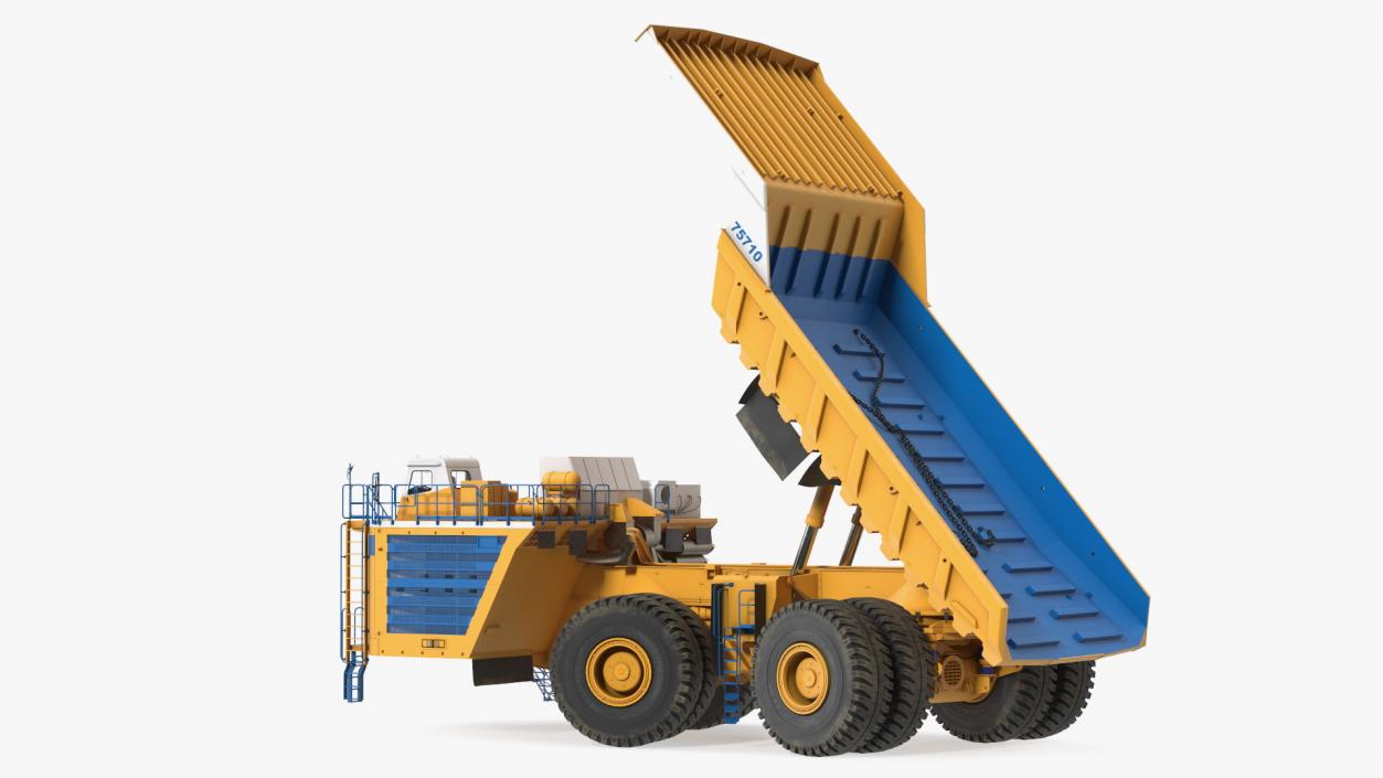 3D Belaz 75710 Raised Bed New