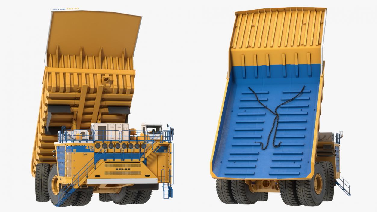 3D Belaz 75710 Raised Bed New