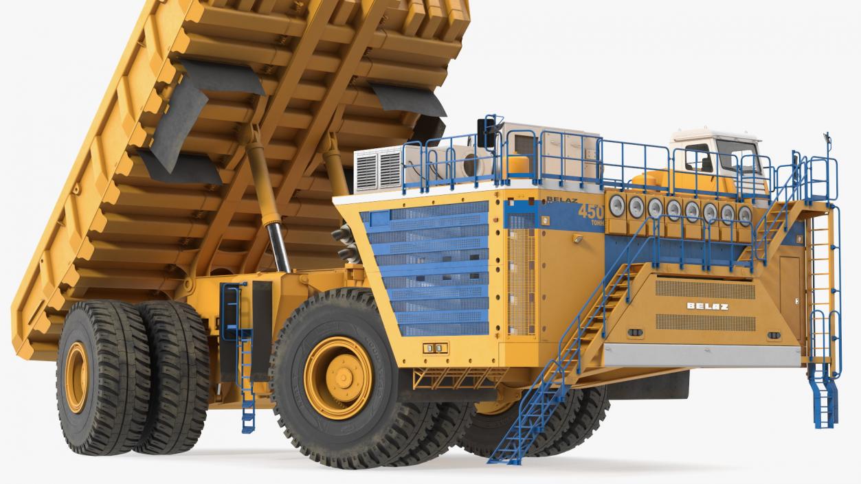 3D Belaz 75710 Raised Bed New