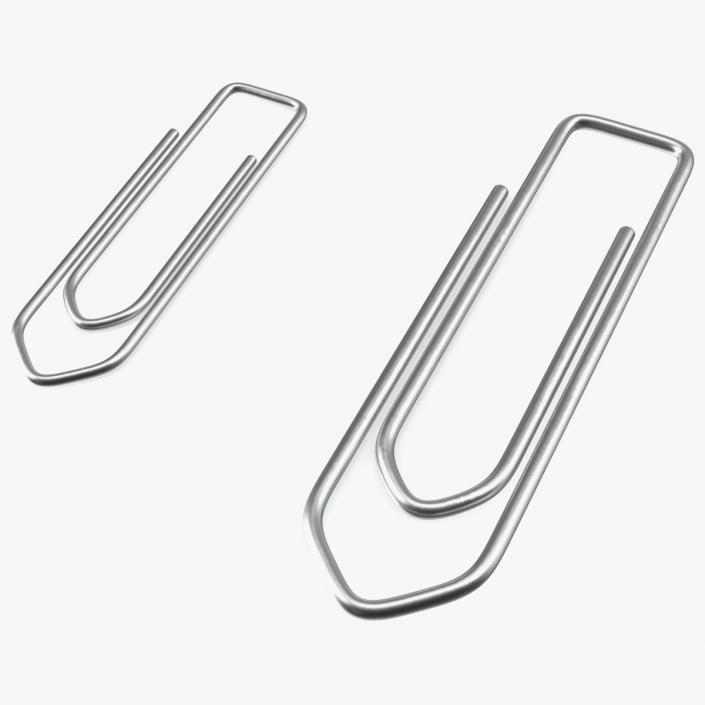 Paper Clip Boat Shape Metal 3D