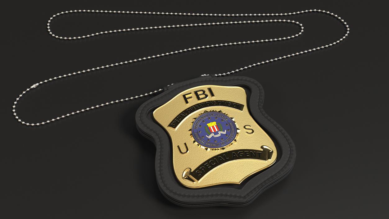 3D FBI Badges Collection