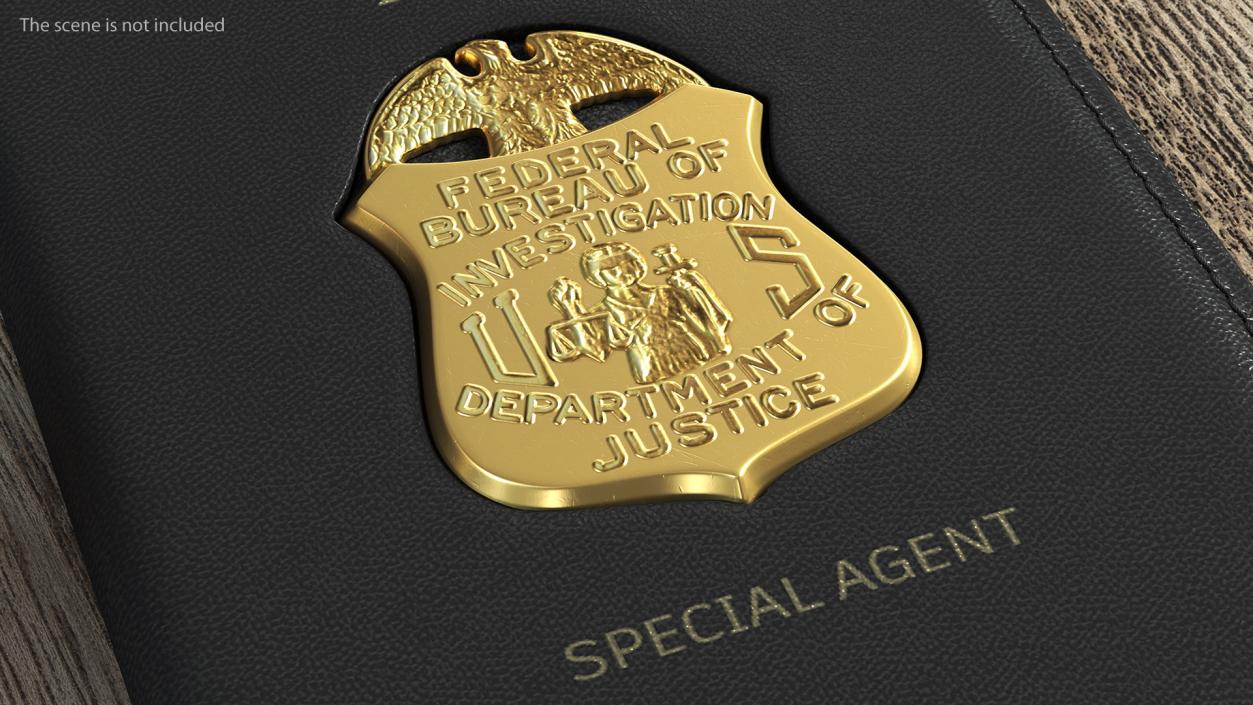 3D FBI Badges Collection