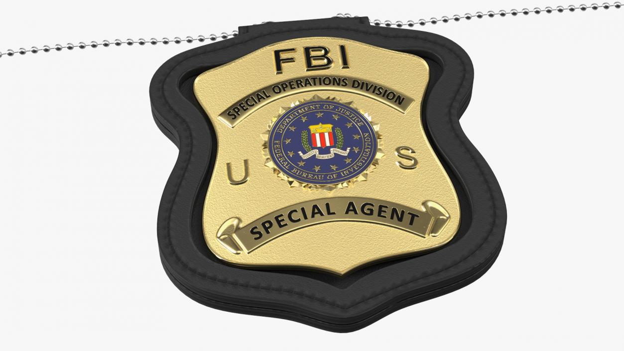 3D FBI Badges Collection