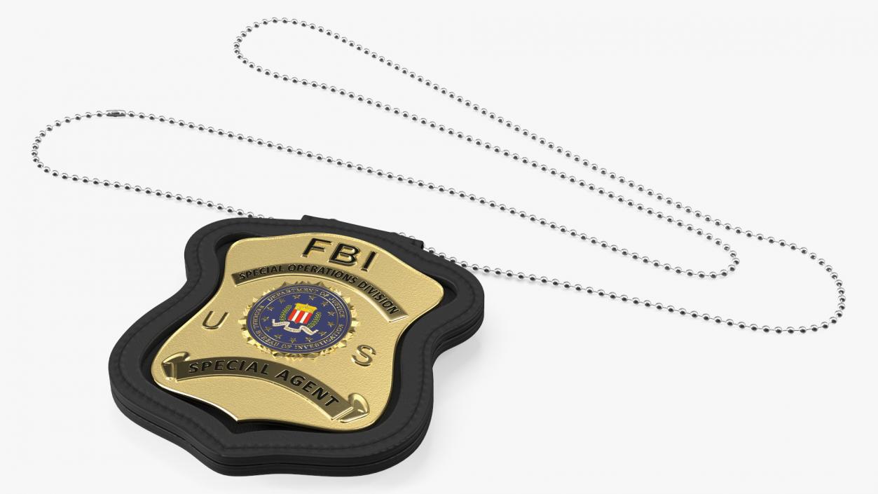 3D FBI Badges Collection