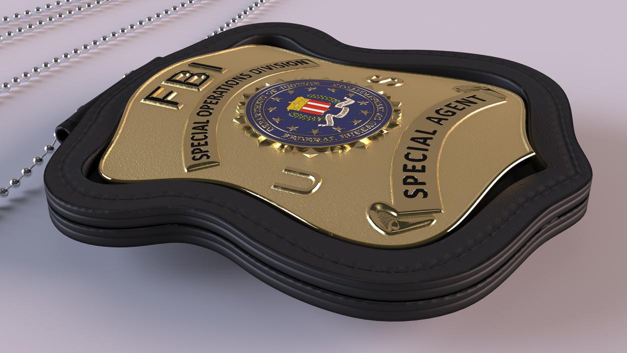 3D FBI Badges Collection