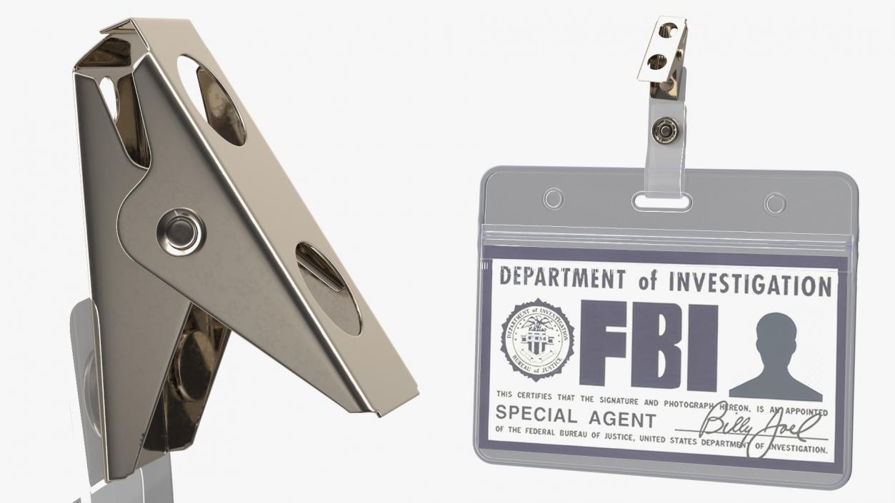 3D FBI Badges Collection