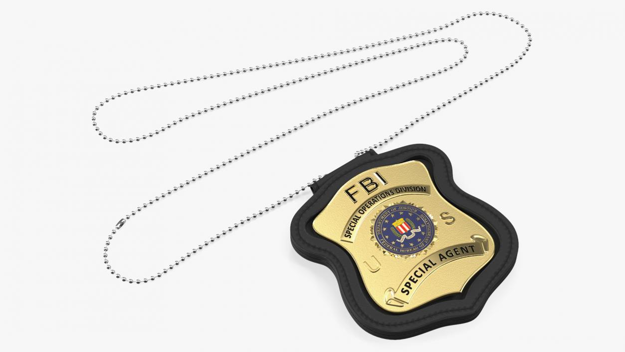 3D FBI Badges Collection