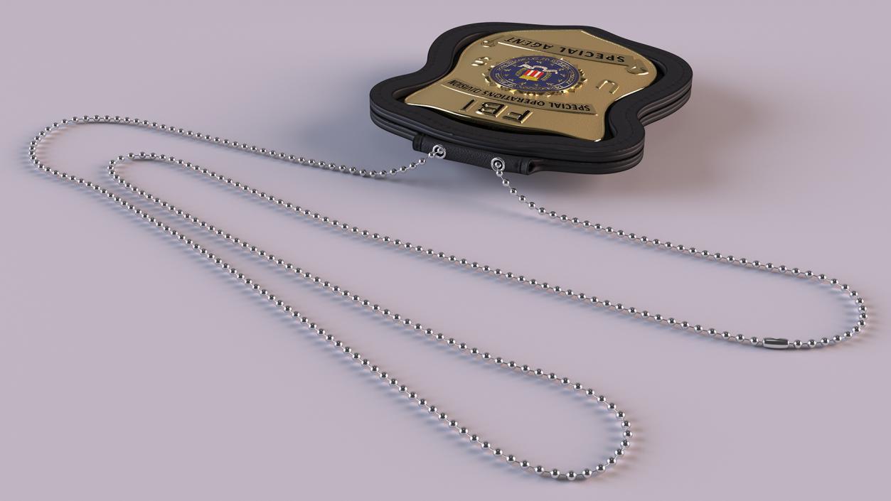 3D FBI Badges Collection