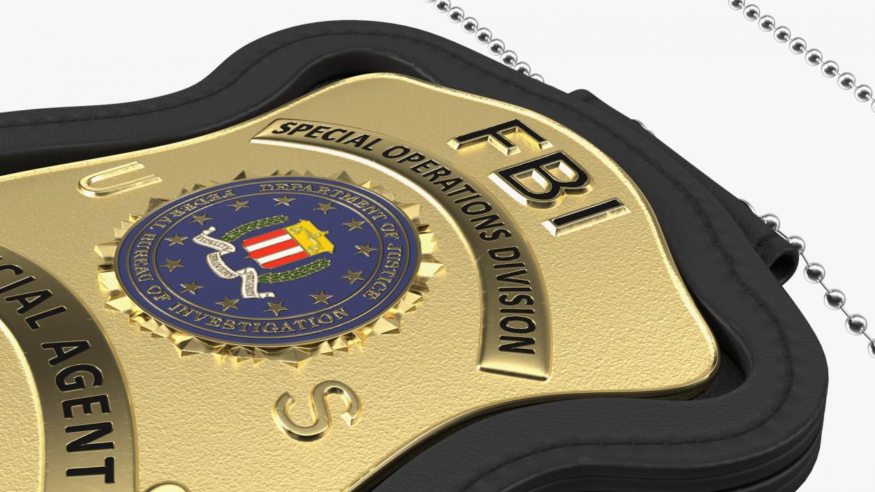 3D FBI Badges Collection