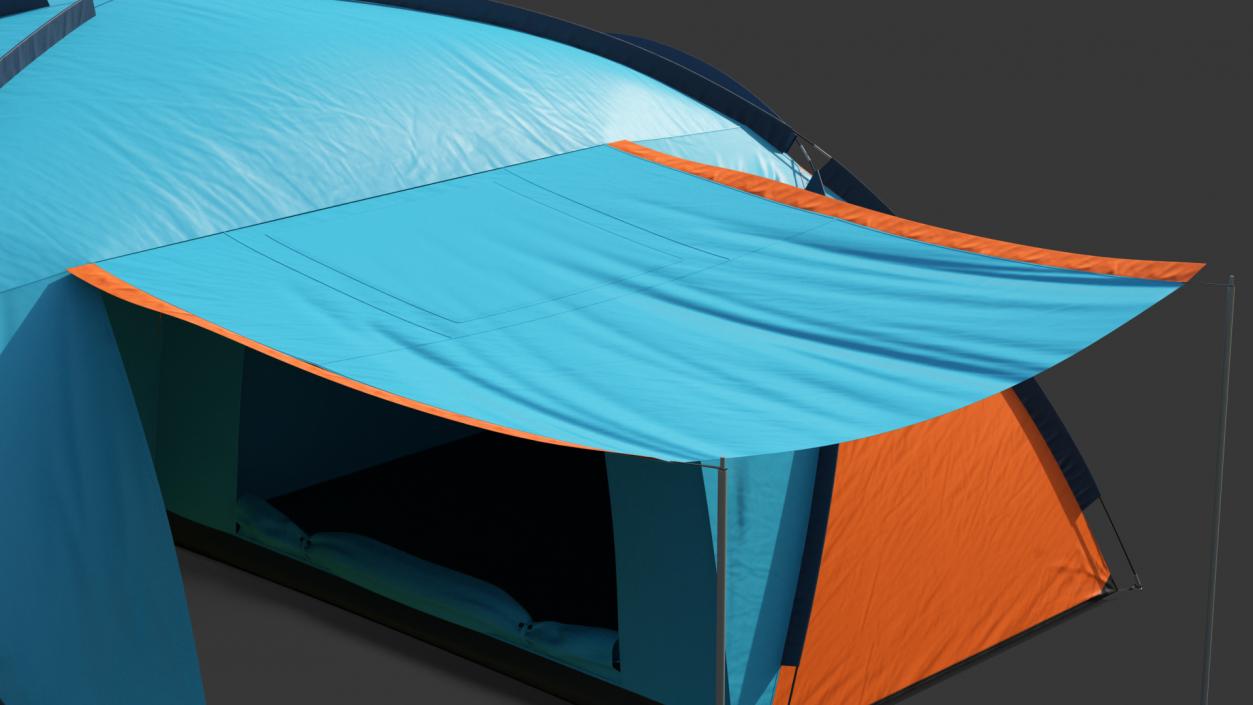 3D Camping Collection with Man Traveler 2 model