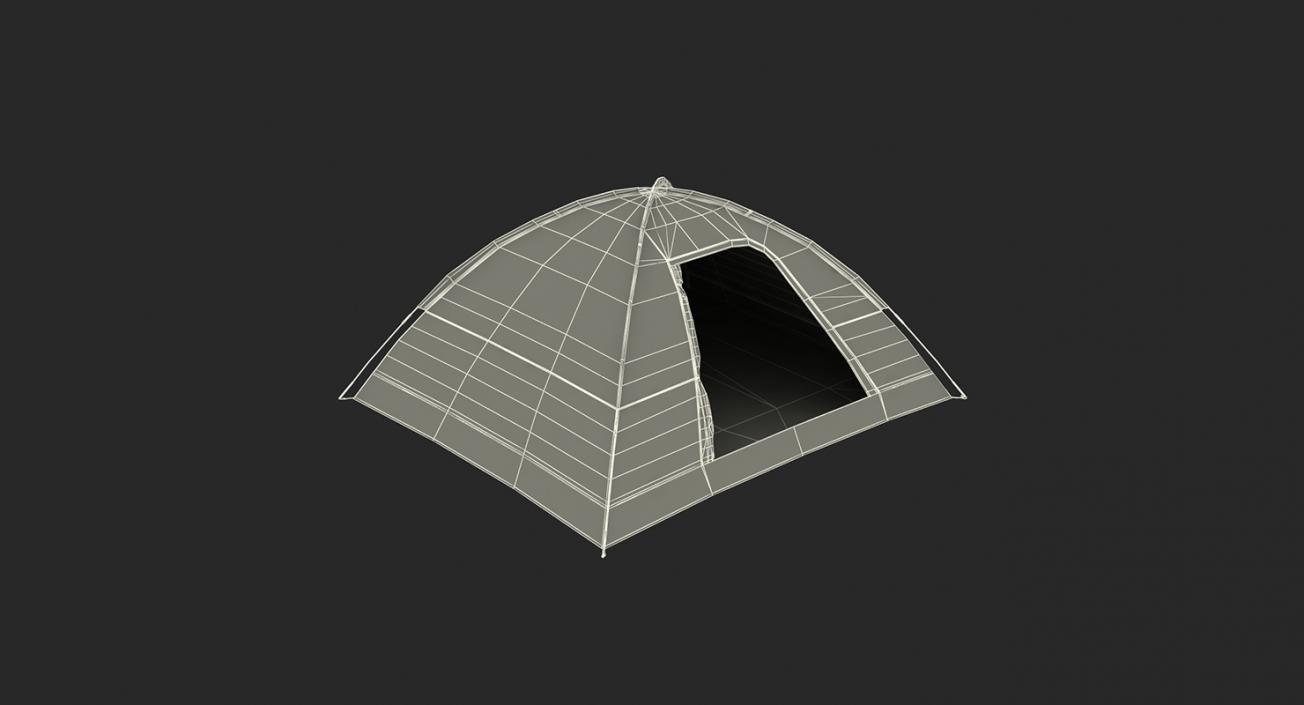 3D Camping Collection with Man Traveler 2 model