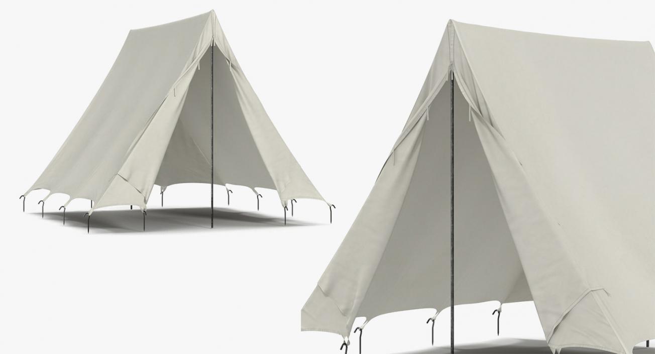 3D Camping Collection with Man Traveler 2 model