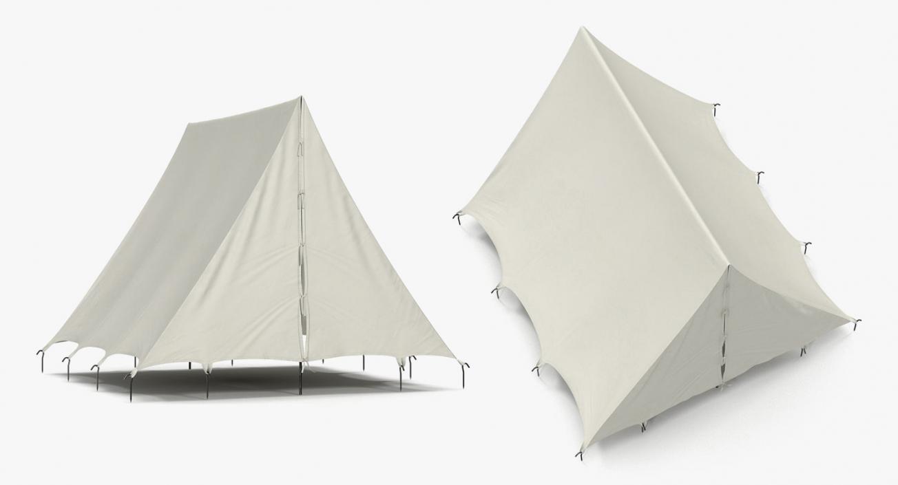 3D Camping Collection with Man Traveler 2 model