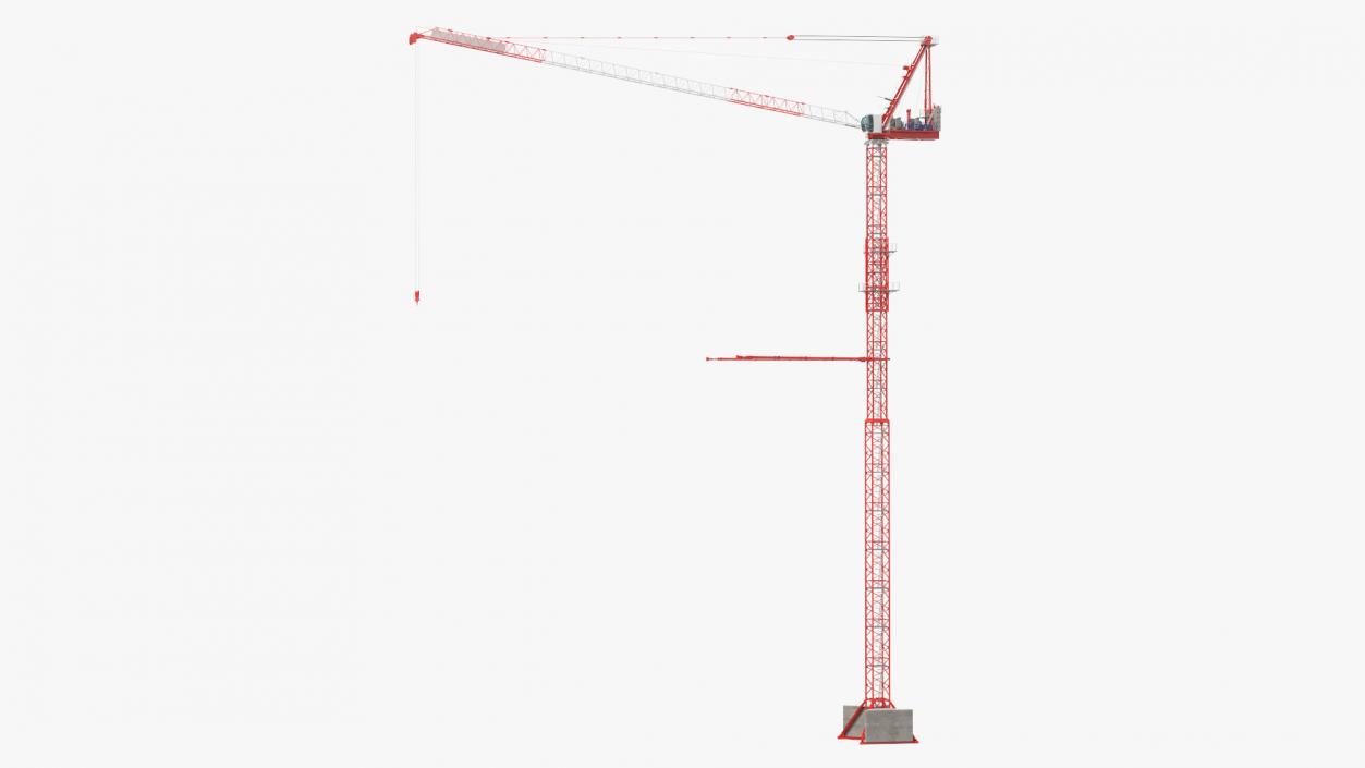 Tower Crane Rigged for Cinema 4D 3D