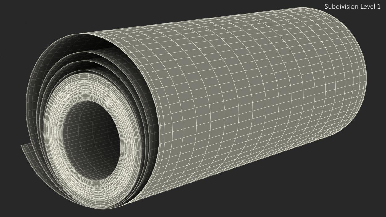 3D Kraft White Paper Roll Recycled