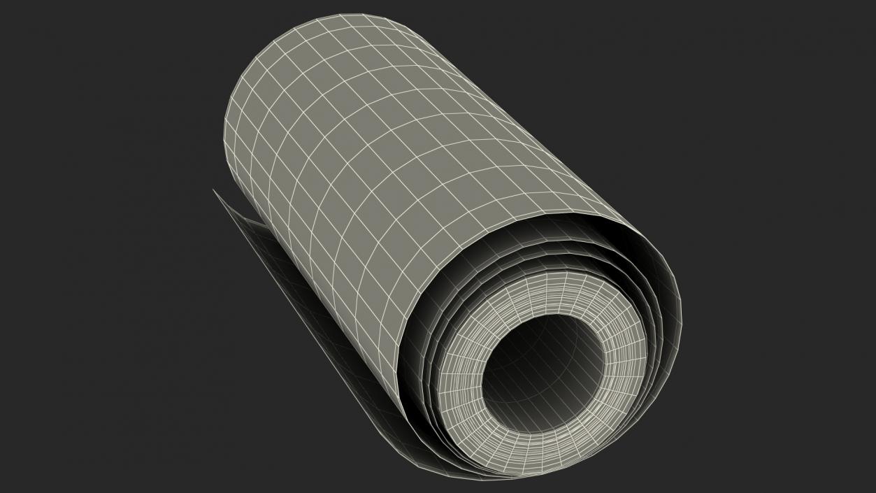 3D Kraft White Paper Roll Recycled