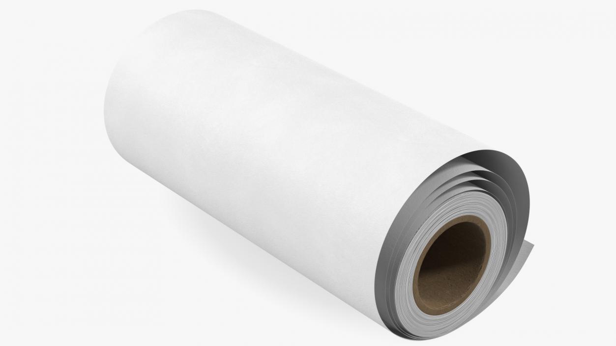 3D Kraft White Paper Roll Recycled