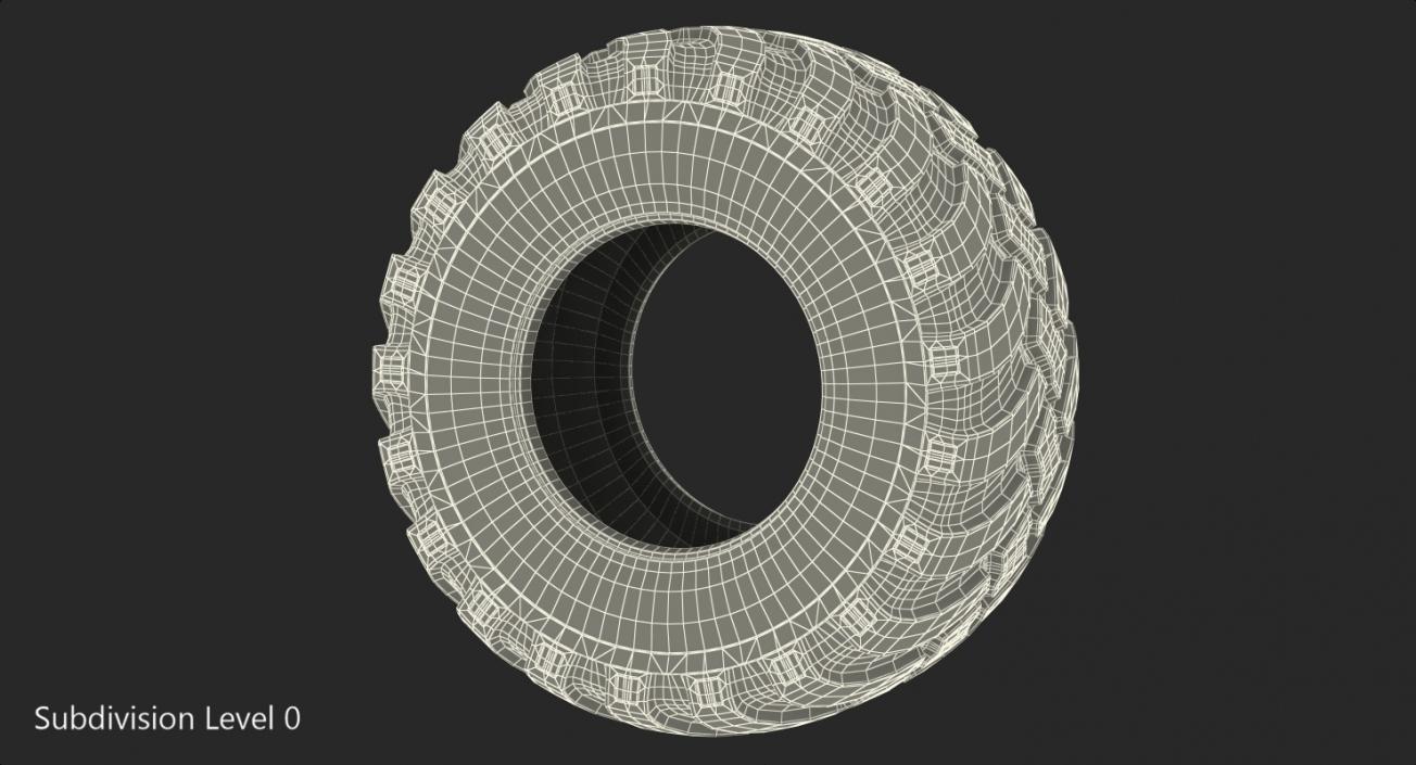 3D Off Road Tyre model