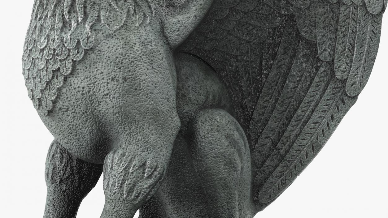 3D model Griffin Statue Stone