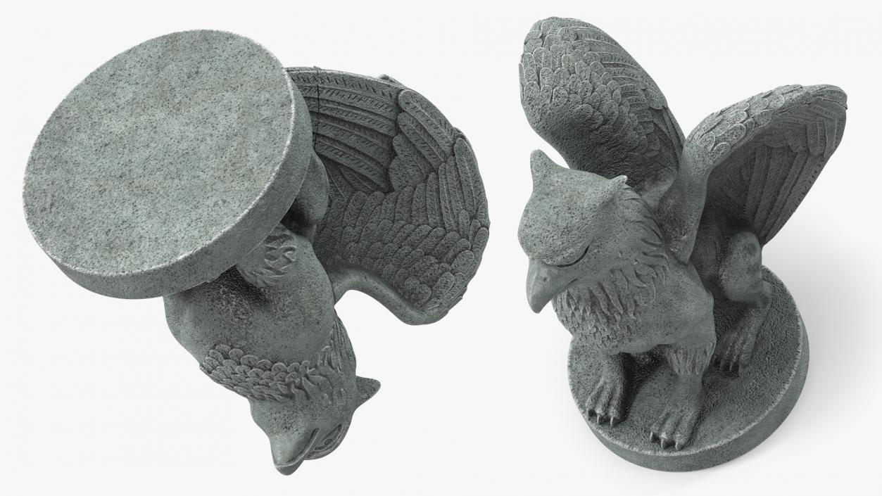 3D model Griffin Statue Stone